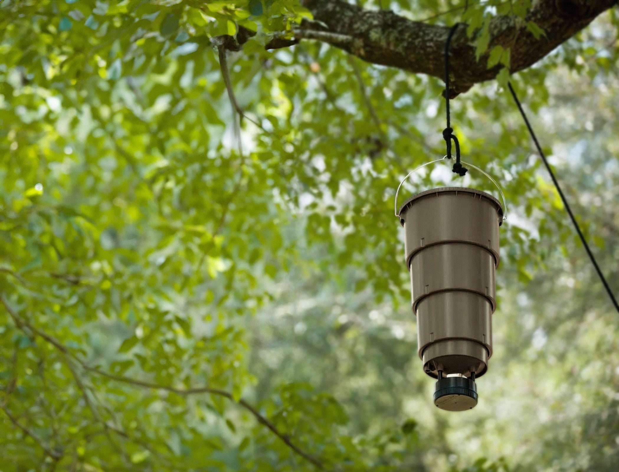 Moultrie 30lb All-in-One Hanging Feeder - 4 Feed Times - Bluetooth Programming Moultrie Connect - Collapsable
